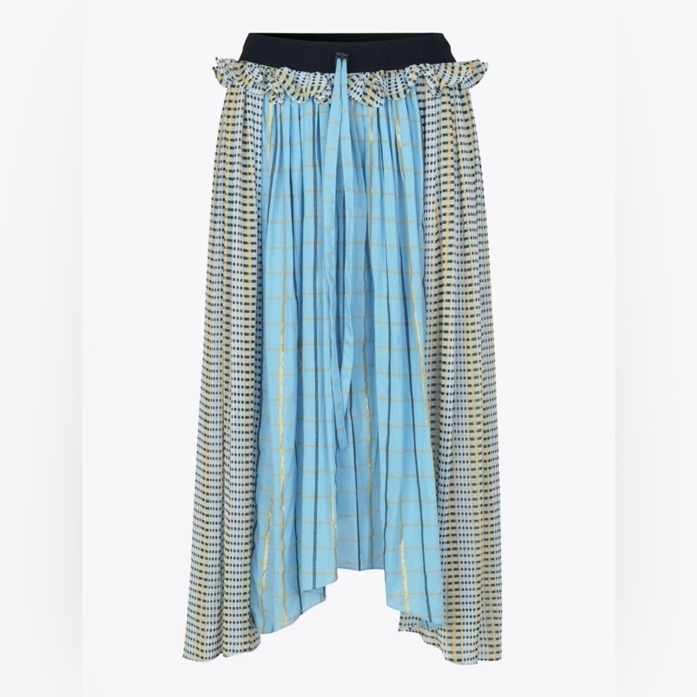 EUC Stine Goya- Jaime Checkered Mix Skirt. Size M